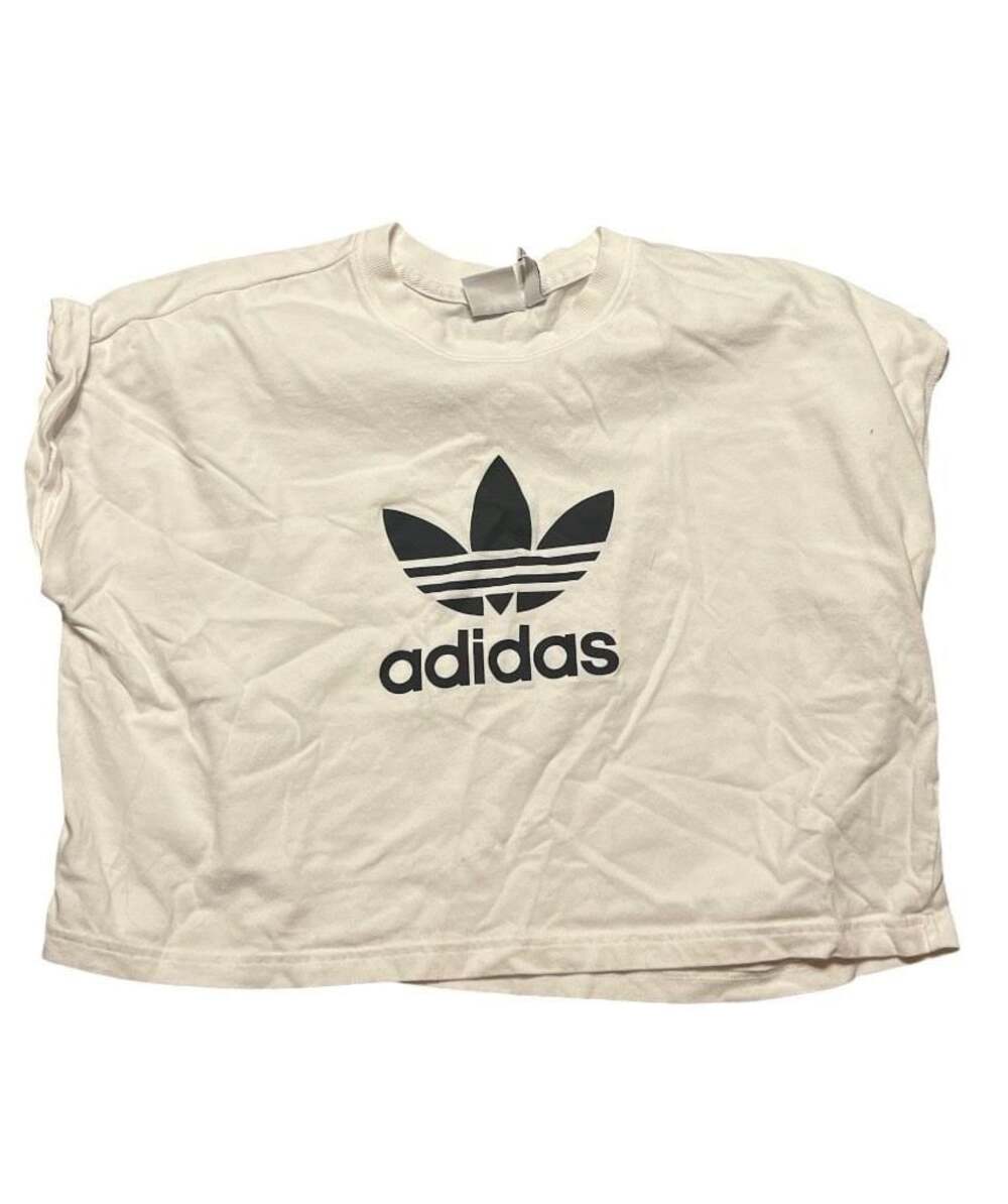 Adidas Originals Trefoil White Crop Top T-Shirt